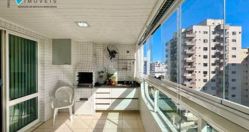 Apartamento com 2 dormitórios à venda, 87 m² por r$ 720.000,00 - canto do forte - praia grande/sp