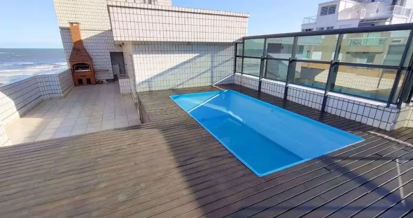 Cobertura com 4 dormitórios à venda, 320 m² por r$ 1.600.000,00 - canto do forte - praia grande/sp