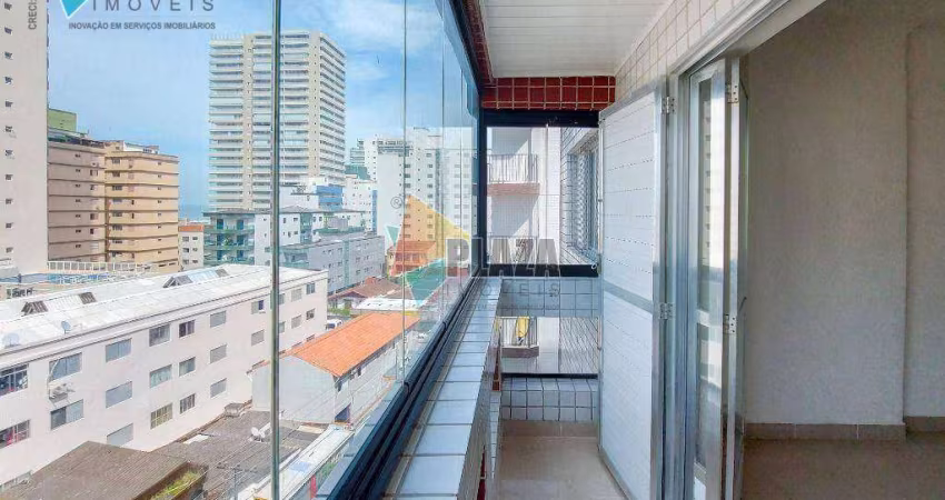 Apartamento para alugar, 70 m² por R$ 2.500,00/mês - Aviação - Praia Grande/SP