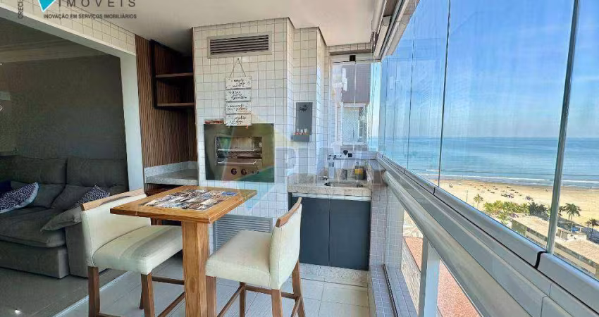 Apartamento com 3 dormitórios à venda, 109 m² por R$ 1.600.000,00 - Canto do Forte - Praia Grande/SP
