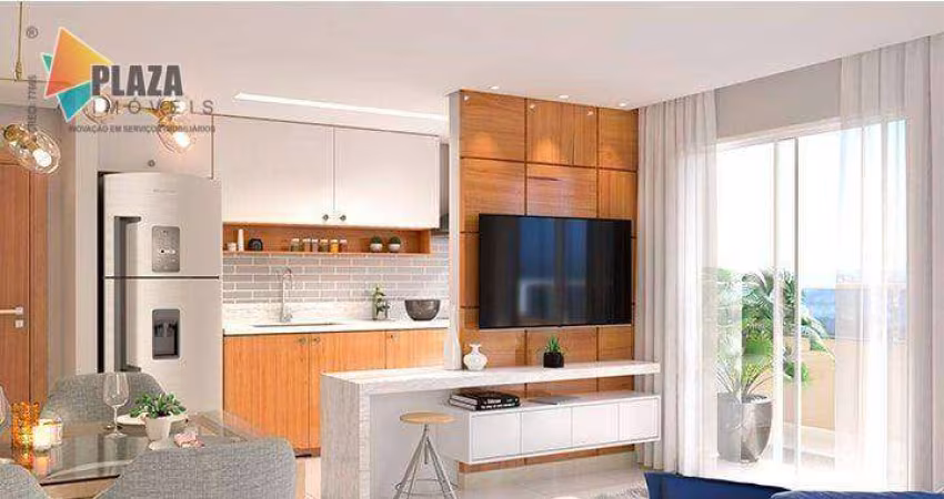 Apartamento à venda, 71 m² por R$ 499.000,00 - Vila Guilhermina - Praia Grande/SP