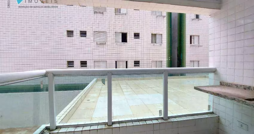 Apartamento com 1 dormitório para alugar, 37 m² por r$ 2.100,00/mês - ocian - praia grande/sp