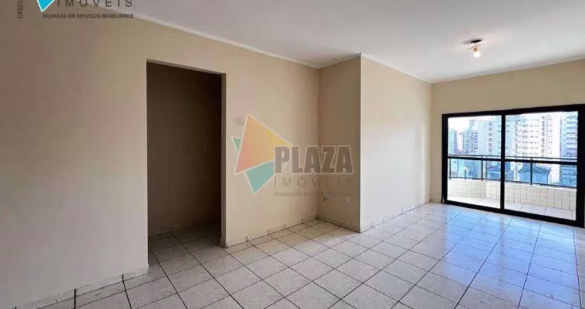 Apartamento com 2 dormitórios para alugar, 80 m² por r$ 2.900,00/mês - vila guilhermina - praia grande/sp