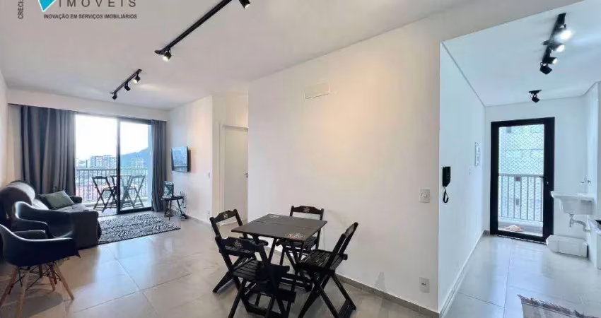 Apartamento com 2 dormitórios à venda, 70 m² por r$ 535.000,00 - canto do forte - praia grande/sp