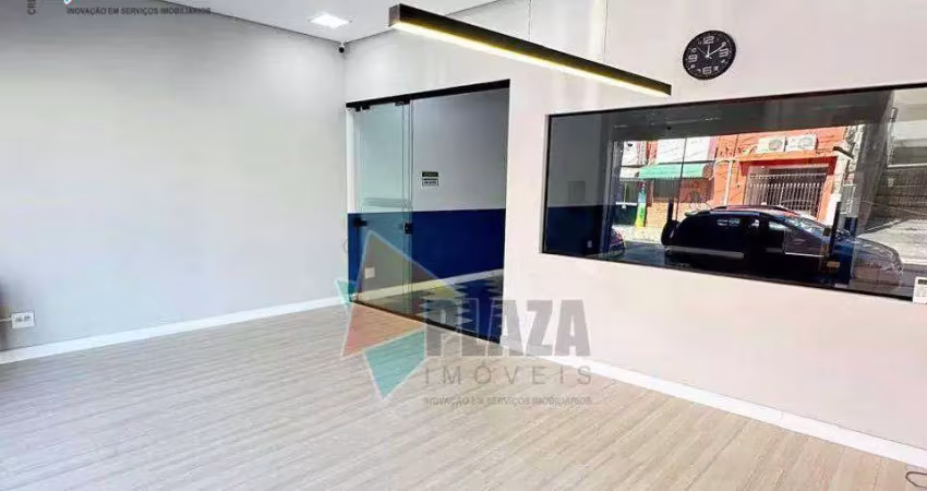 Loja para alugar, 80 m² por r$ 5.500,00/mês - boqueirão - praia grande/sp