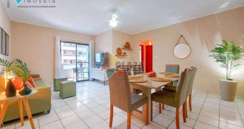 Apartamento 2 dormitórios com 1 suíte à venda, 106 m² por R$ 529.000 - Tupi - Praia Grande/SP