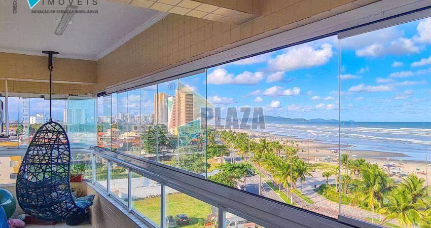 Apartamento frente mar 2 dormitórios com 2 suítes à venda, 88 m² por R$ 679.000 - Mirim - Praia Grande/SP