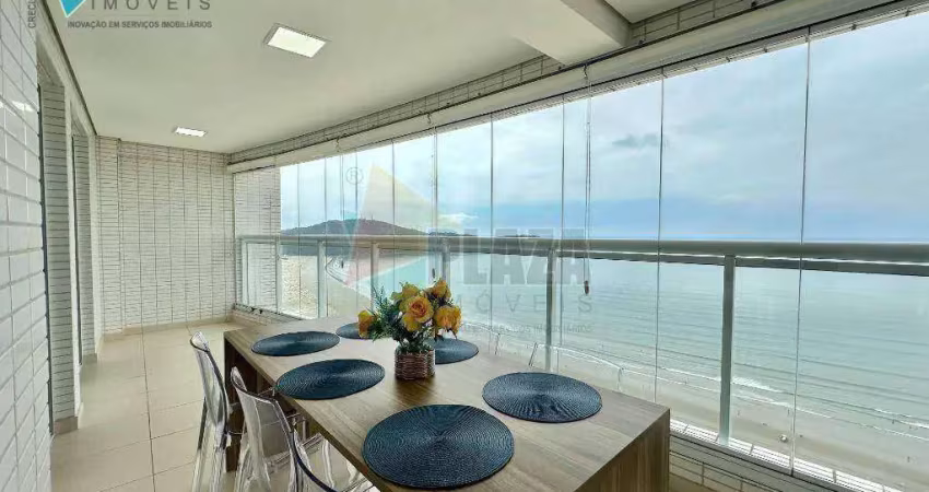 Apartamento com 3 dormitórios para alugar, 105 m² por r$ 8.800,00/mês - boqueirão - praia grande/sp