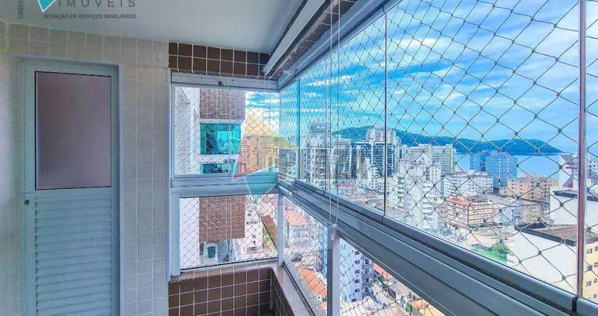 Apartamento 2 dormitórios com 1 suíte à venda, 74 m² por R$ 649.000 - Boqueirão - Praia Grande/SP