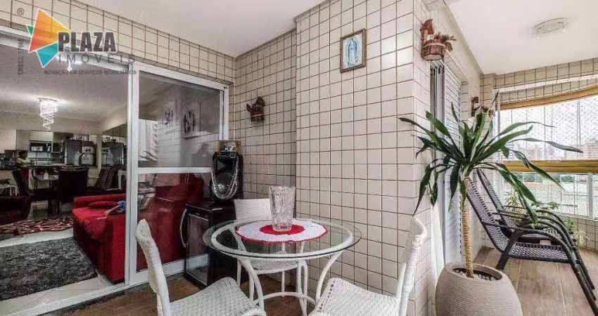 Apartamento à venda, 91 m² - tupi - praia grande/sp