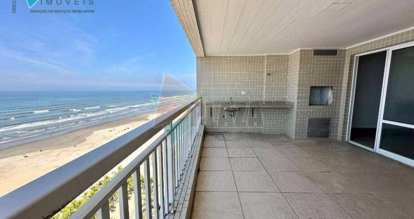 Apartamento com 3 dormitórios para alugar, 163 m² por R$ 7.500,00/mês - Aviação - Praia Grande/SP