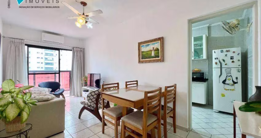 Apartamento com 1 dormitório à venda, 49 m² por r$ 310.000,00 - canto do forte - praia grande/sp