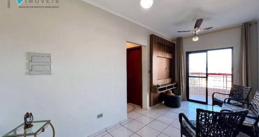 Apartamento com 1 dormitório à venda, 55 m² por R$ 330.000,00 - Tupi - Praia Grande/SP