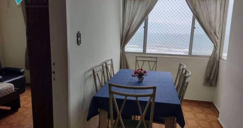 Apartamento frente mar com 2 dormitórios à venda, 75 m² por R$ 385.000 - Ocian - Praia Grande/SP