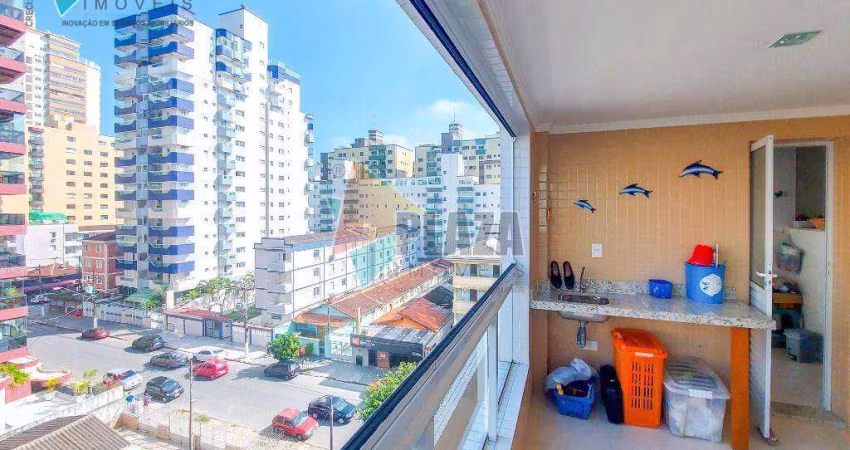Apartamento à venda, 84 m² por R$ 730.000,00 - Canto do Forte - Praia Grande/SP