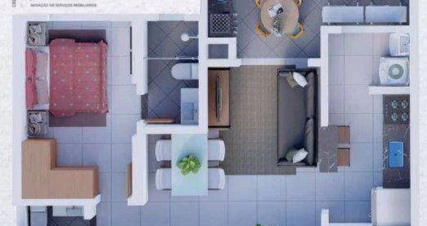Apartamento com 2 dormitórios à venda, 66 m² por R$ 539.470,00 - Vila Guilhermina - Praia Grande/SP