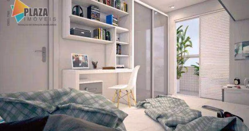Apartamento à venda, 73 m² por R$ 528.157,22 - Maracanã - Praia Grande/SP