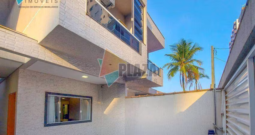 Casa 3 dormitórios à venda, 125 m² por R$ 898.000 - Vila Assunção - Praia Grande/SP