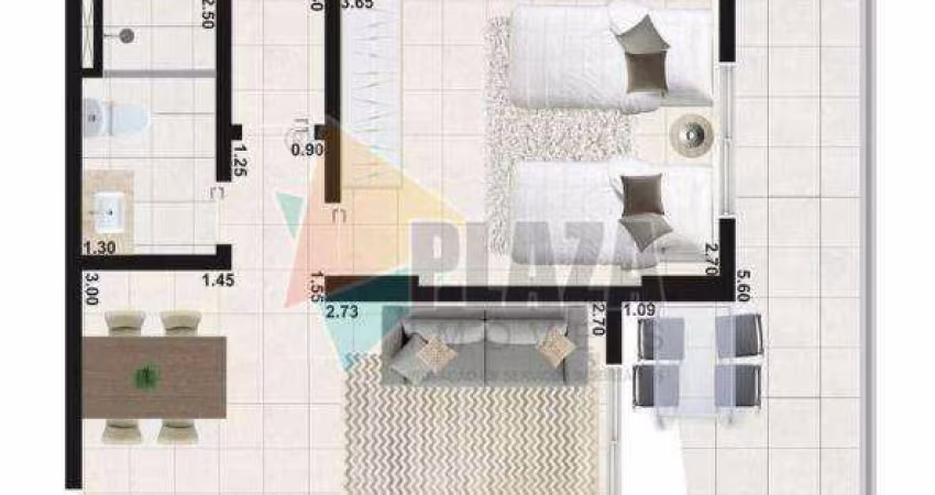 Apartamento à venda, 78 m² por R$ 499.990,00 - Aviação - Praia Grande/SP