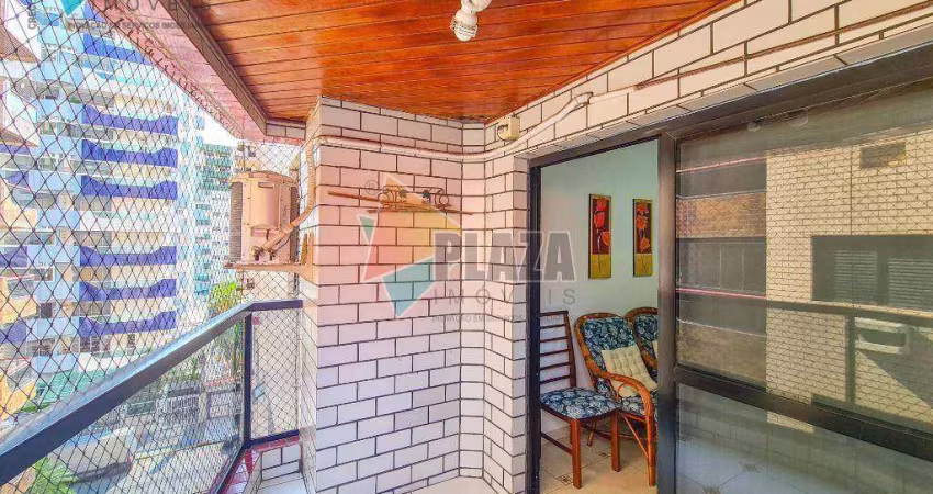Apartamento 2 dormitórios com 1 suíte à venda, 105 m² por R$ 550.000 - Canto do Forte - Praia Grande/SP