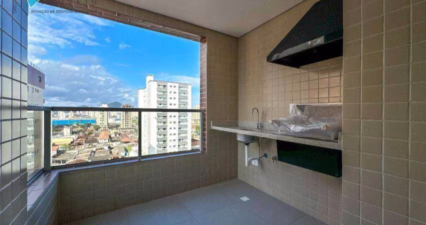 Apartamento com 2 dormitórios à venda, 63 m² por r$ 450.000,00 - aviação - praia grande/sp