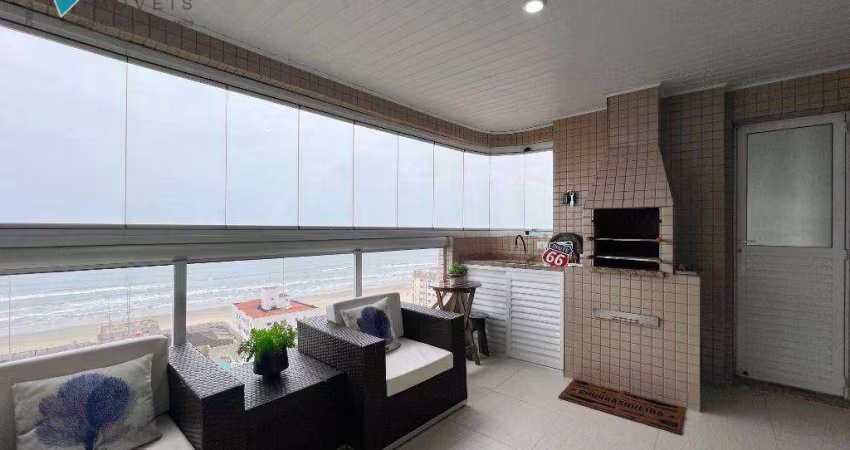 Apartamento com 3 dormitórios à venda, 135 m² por R$ 890.000,00 - Aviação - Praia Grande/SP
