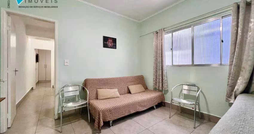 Apartamento com 1 dormitório à venda, 45 m² por r$ 318.000,00 - canto do forte - praia grande/sp