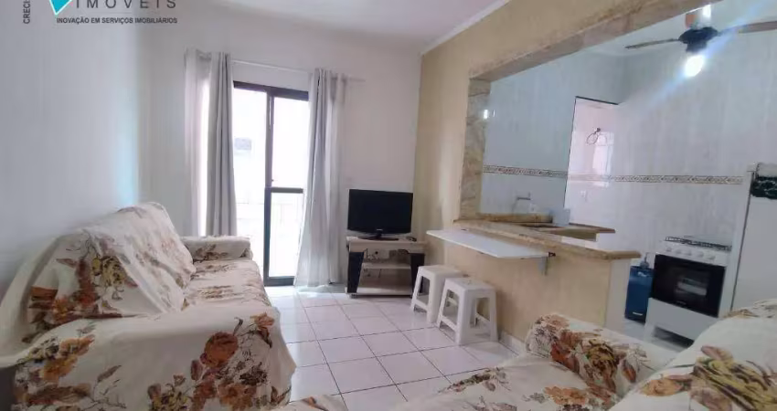Apartamento com 1 dormitório à venda, 37 m² por r$ 265.000,00 - tupi - praia grande/sp