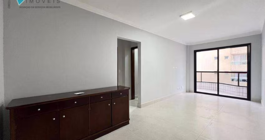 Apartamento com 2 dormitórios para alugar, 84 m² por R$ 3.200,00/mês - Vila Guilhermina - Praia Grande/SP