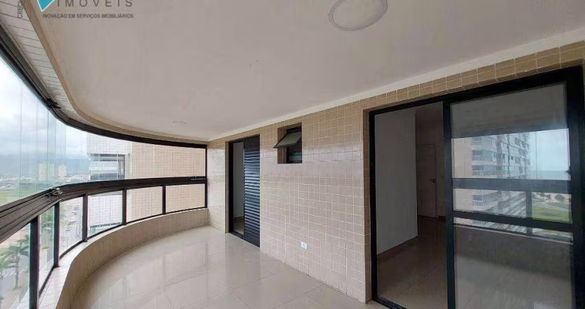 Apartamento com 2 dormitórios para alugar, 78 m² por R$ 3.500,00/mês - Mirim - Praia Grande/SP