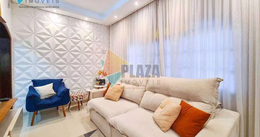 Casa 2 dormitórios com 1 suíte à venda, 92 m² por r$ 679.000 - canto do forte - praia grande/sp