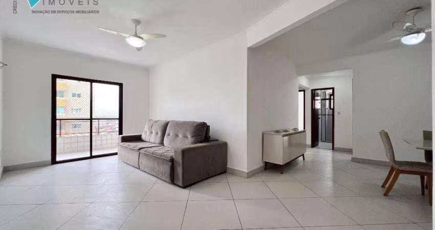 Apartamento com 3 dormitórios à venda, 110 m² por R$ 590.000,00 - Tupi - Praia Grande/SP