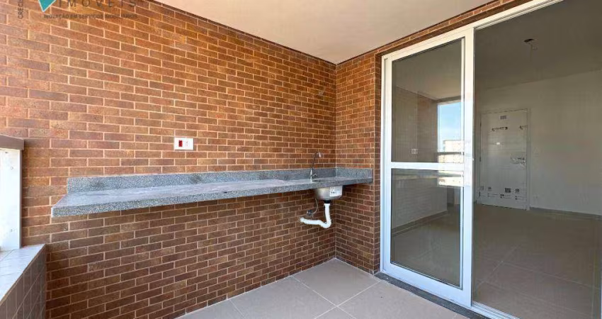 Apartamento à venda, 72 m² por R$ 592.715,27 - Vila Guilhermina - Praia Grande/SP
