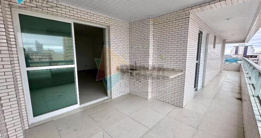 Apartamento para alugar, 121 m² por R$ 6.000,00/mês - Boqueirão - Praia Grande/SP