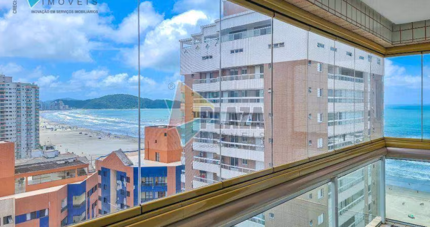 Apartamento 2 dormitórios com 1 suíte à venda, 90 m² por R$ 730.000 - Aviação - Praia Grande/SP