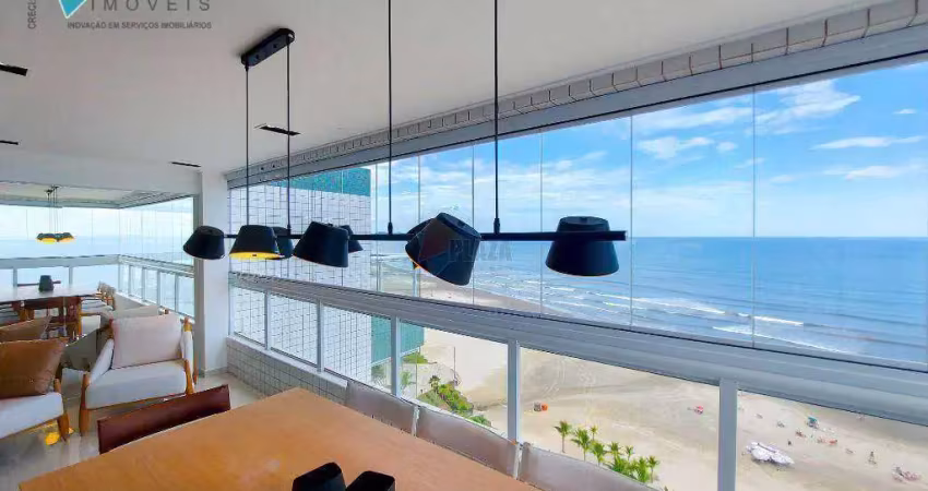 Cobertura 3 dormitórios com 3 suítespara alugar, 143 m² por R$ 11.000/mês - Maracanã - Praia Grande/SP