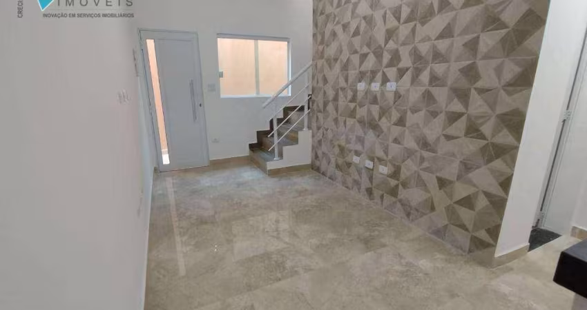 Casa com 2 dormitórios à venda, 54 m² por R$ 350.000,00 - Vila Guilhermina - Praia Grande/SP