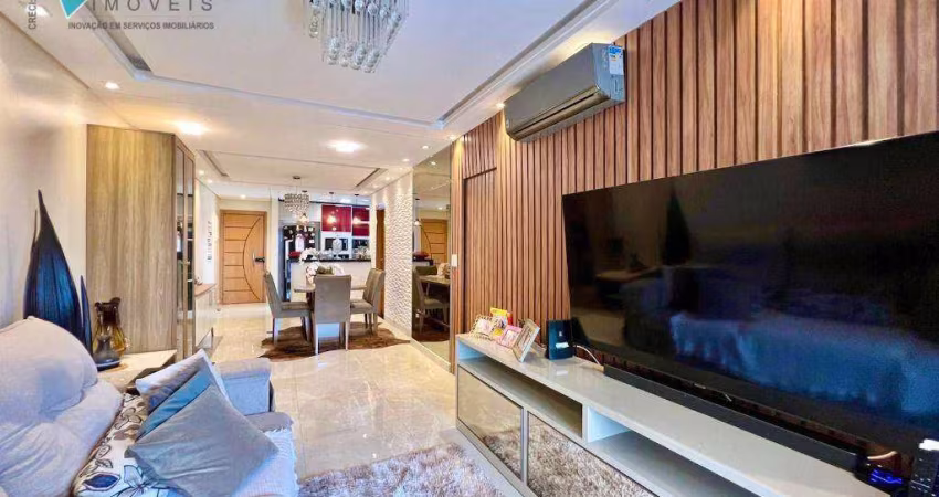 Apartamento com 3 dormitórios para alugar, 130 m² por R$ 8.500,00/mês - Canto do Forte - Praia Grande/SP
