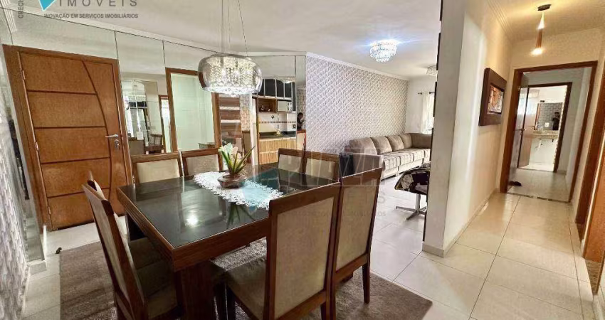 Apartamento para alugar, 136 m² por R$ 7.000,00/mês - Aviação - Praia Grande/SP