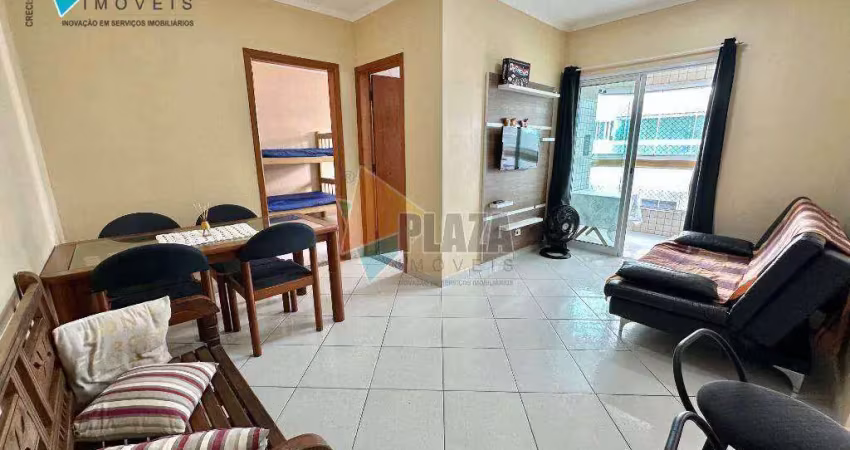 Apartamento com 1 dormitório para alugar, 52 m² por r$ 2.300,00/mês - aviação - praia grande/sp