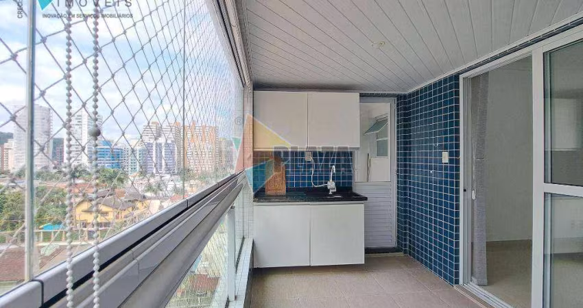 Apartamento com 2 dormitórios à venda, 80 m² por R$ 850.000,00 - Canto do Forte - Praia Grande/SP