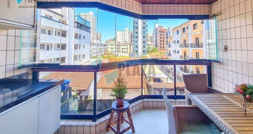 Apartamento 2 dormitórios com 1 suíte à venda, 106 m² por R$ 660.000 - Vila Guilhermina - Praia Grande/SP