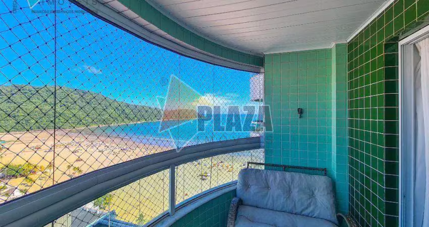 Apartamento mobiliado 3 dormitórios com 2 suítes à venda, 137 m² por r$ 1.200.000 - canto do forte - praia grande/sp