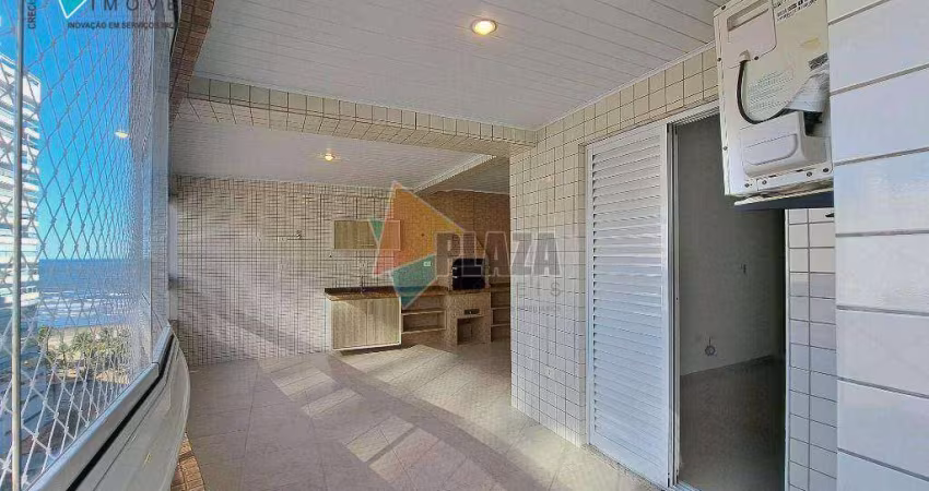 Apartamento com 3 dormitórios para alugar, 157 m² por R$ 7.800,00/mês - Canto do Forte - Praia Grande/SP