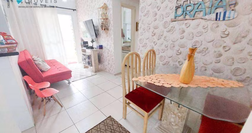 Apartamento com 2 dormitórios à venda, 60 m² por R$ 480.000,00 - Canto do Forte - Praia Grande/SP