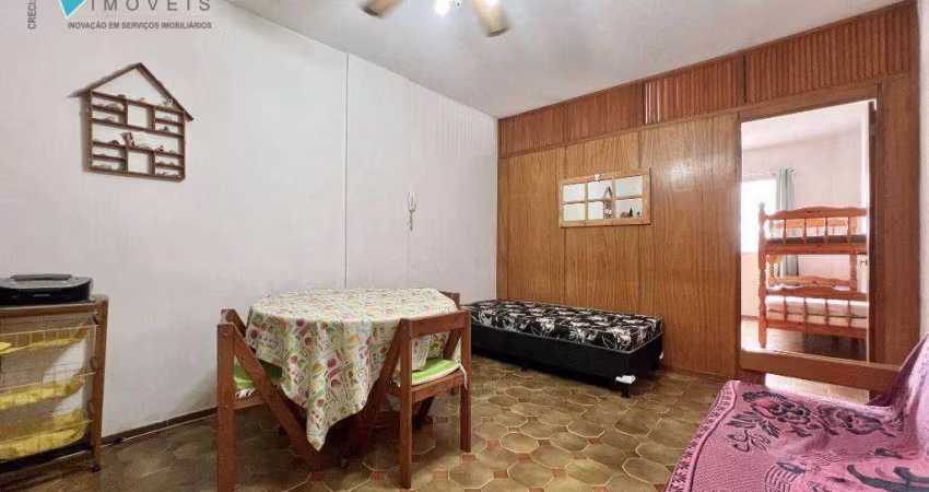 Kitnet com 1 dormitório à venda, 37 m² por R$ 210.000,00 - Canto do Forte - Praia Grande/SP