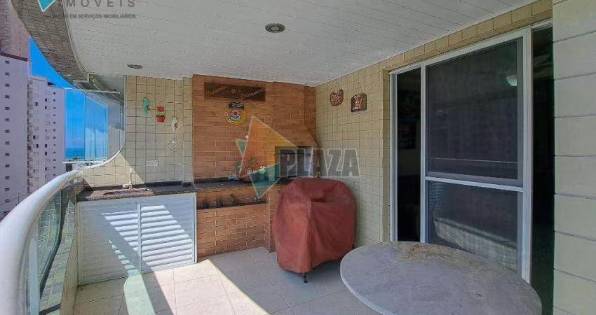 Apartamento para alugar, 94 m² por R$ 4.500,02/mês - Vila Guilhermina - Praia Grande/SP