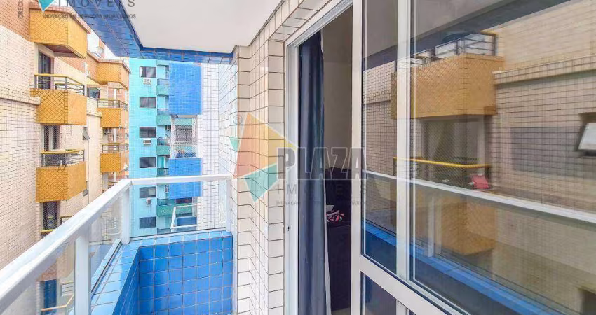 Apartamento com 1 dormitório à venda, 51 m² por R$ 345.000,00 - Vila Guilhermina - Praia Grande/SP