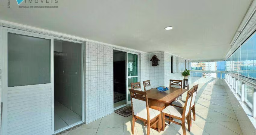 Apartamento com 3 dormitórios à venda, 141 m² por R$ 1.100.000,00 - Vila Guilhermina - Praia Grande/SP