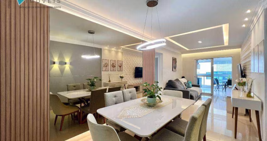 Apartamento com 2 dormitórios à venda, 98 m² por R$ 900.000,00 - Canto do Forte - Praia Grande/SP